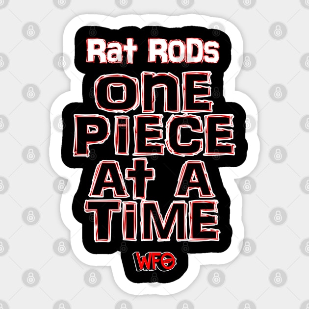 One Piece at a Time Sticker by WFO Radio 